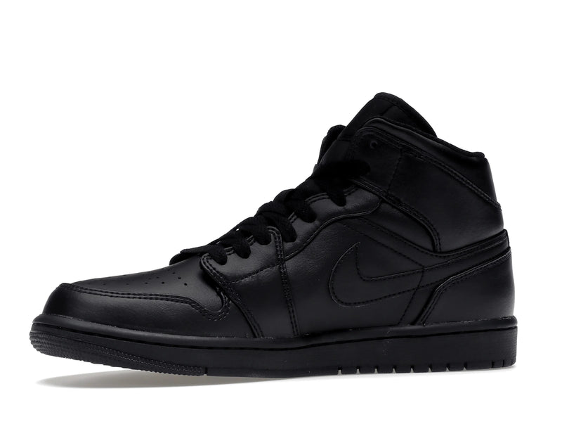 Air Jordan 1 Mid Triple Black (2022) - Black/Black/Black - 554724-093 - 16