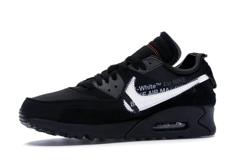 Nike Air Max 90 Off White Black - Black/Black-Cone-White - AA7293-001 - 16