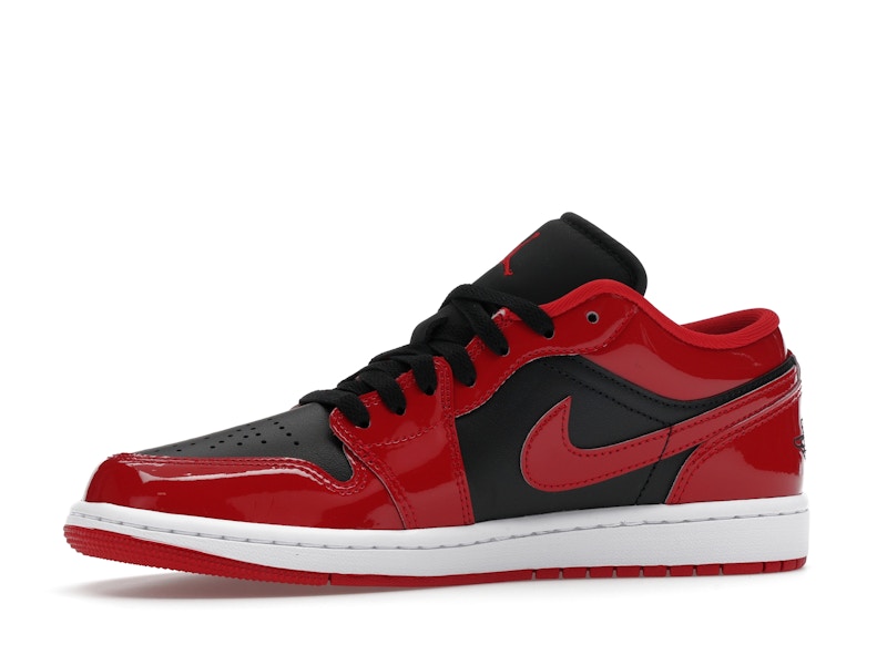 Air Jordan 1 Low SE Patent Varsity Red Black - Black/White/Varsity Red - HV4089-006 - 16