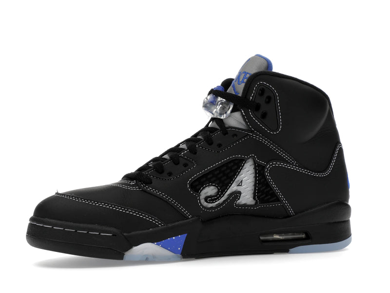 Air Jordan 5 Retro Awake Ny Black - Black/Racer Blue-Metallic Silver-White-Clear - DV4982-004 - 16