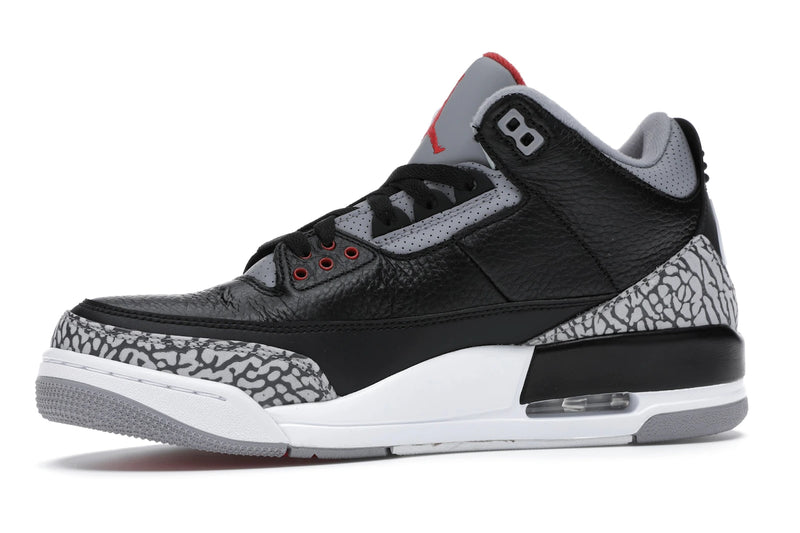 Air Jordan 3 Retro Black Cement (2018) - Black/Fire Red-Cement Grey-White - 854262-001 - 16