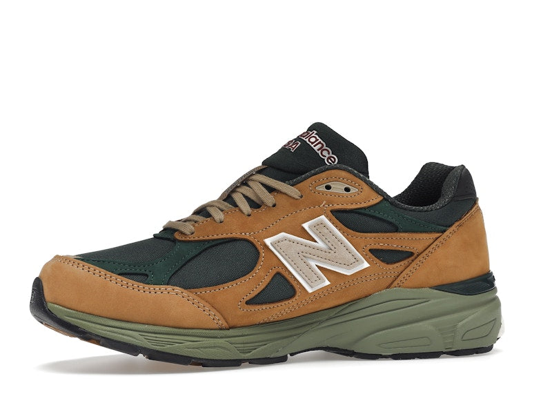New Balance 990v3 MiUSA Tan Green - Tan/Green - M990WG3 - 16