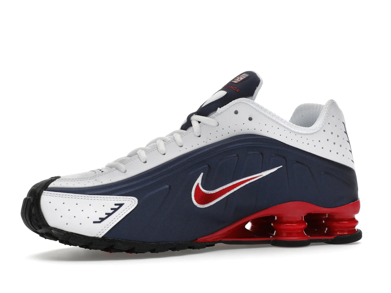 Nike Shox R4 Usa (2025) - Midnight Navy/White/Metallic Silver/Gym Red - HQ1988-400 - 16