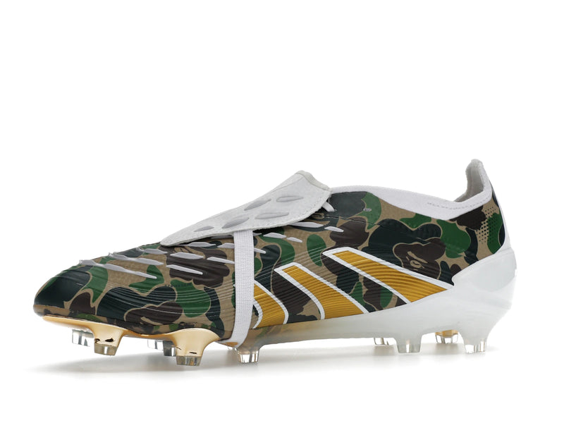 Adidas Predator Elite Foldover Tongue Fg Bape Green Camo - Hemp/Gold Metallic/White - JS3104 - 16