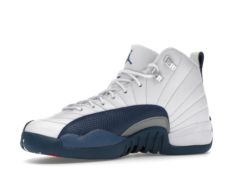 Air Jordan 12 Retro French Blue (2025) (GS) - White/French Blue/Metallic Silver/Varsity Red - 153265-114 - 16