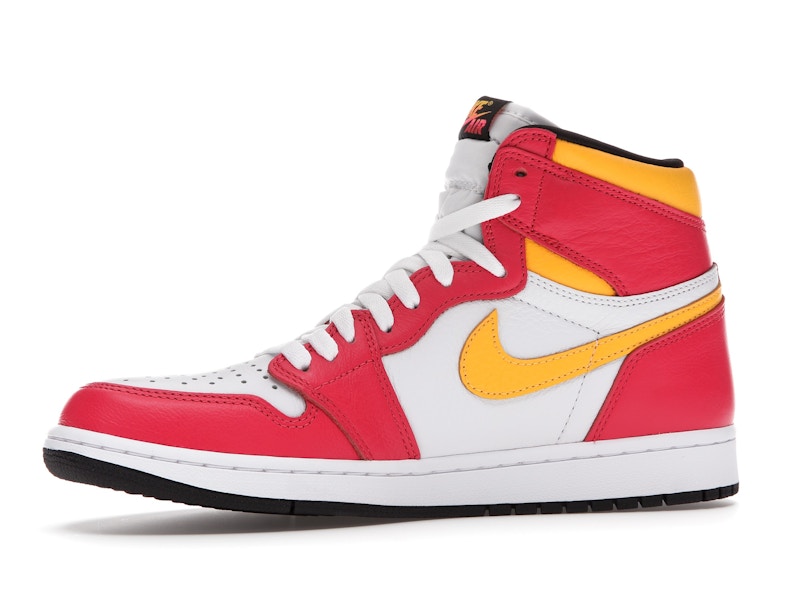 Air Jordan 1 Retro High OG Light Fusion Red - Light Fusion Red/White-Laser Orange-Black - 555088-603 - 16