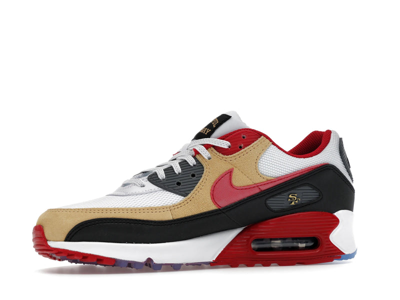 Nike Air Max 90 San Francisco 49ers - White/Gym Red/Black - II7588-100 - 16