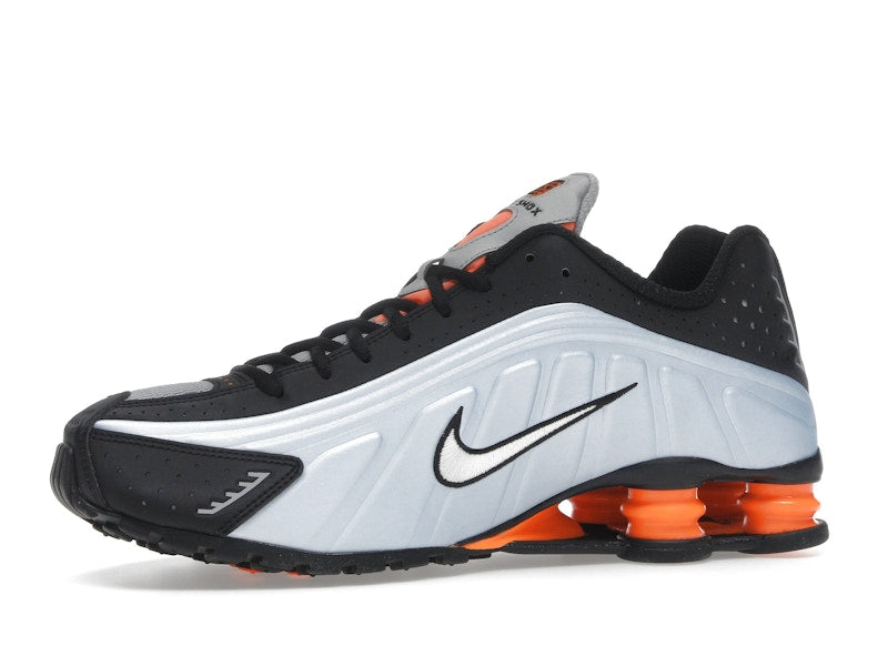 Nike Shox R4 Blue Tint Total Orange Black Metallic Silver (Women's) - view 16