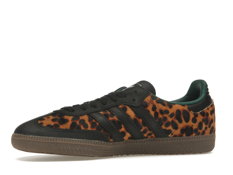 Adidas Samba OG Black Green Leopard - Core Black/Collegiate Green/Cream White - JI2735 - 16