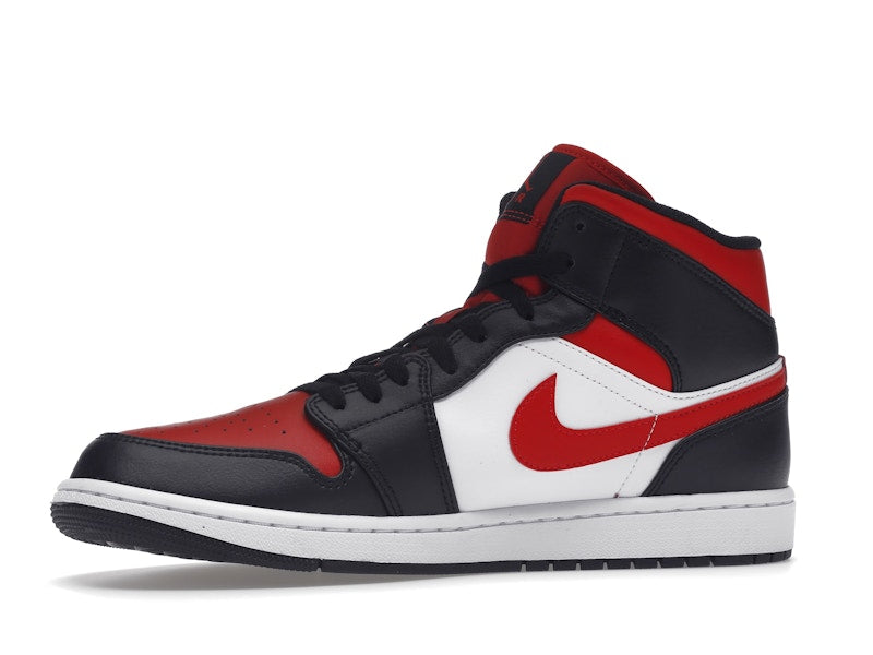 Air Jordan 1 Mid White Black Red (2022) - visning 16