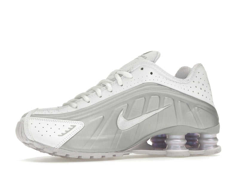 Nike Shox R4 White Metallic Platinum Barely Grape - White/Metallic Platinum/Platinum Tint/Barely Grape - HF5076-100 - 16