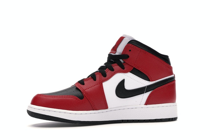 Air Jordan 1 Mid Chicago Black Toe (GS) - weergave 16
