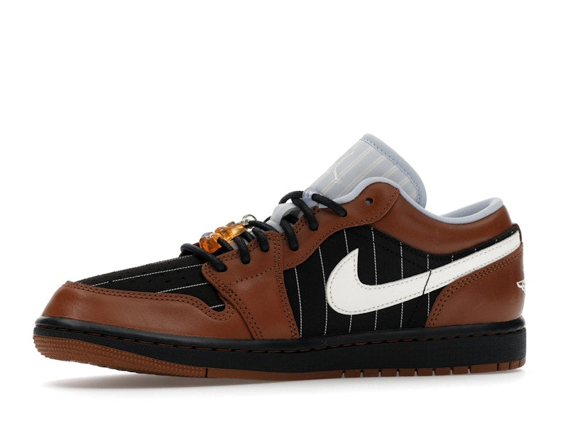 Jordan 1 Low SE Black Sail Light British Tan - vue 17