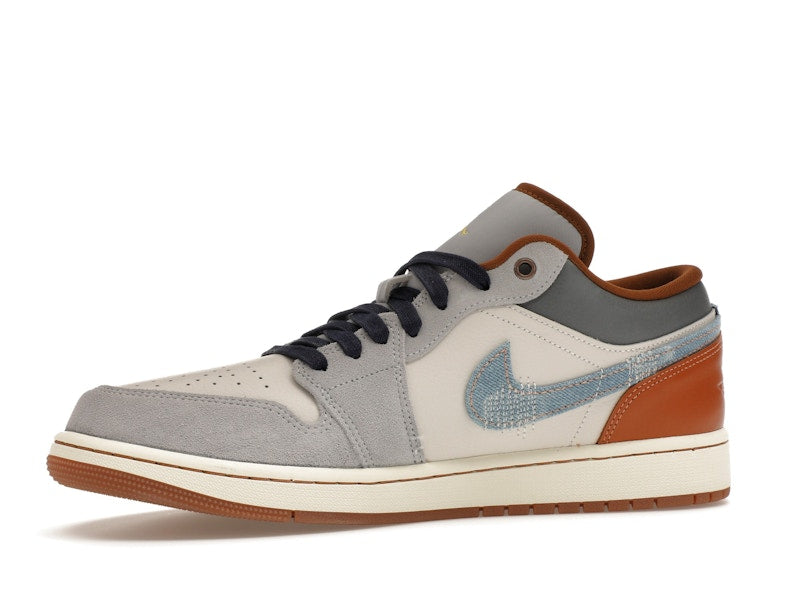 Jordan 1 Low SE Phantom Repaired Denim Swoosh - vue 17