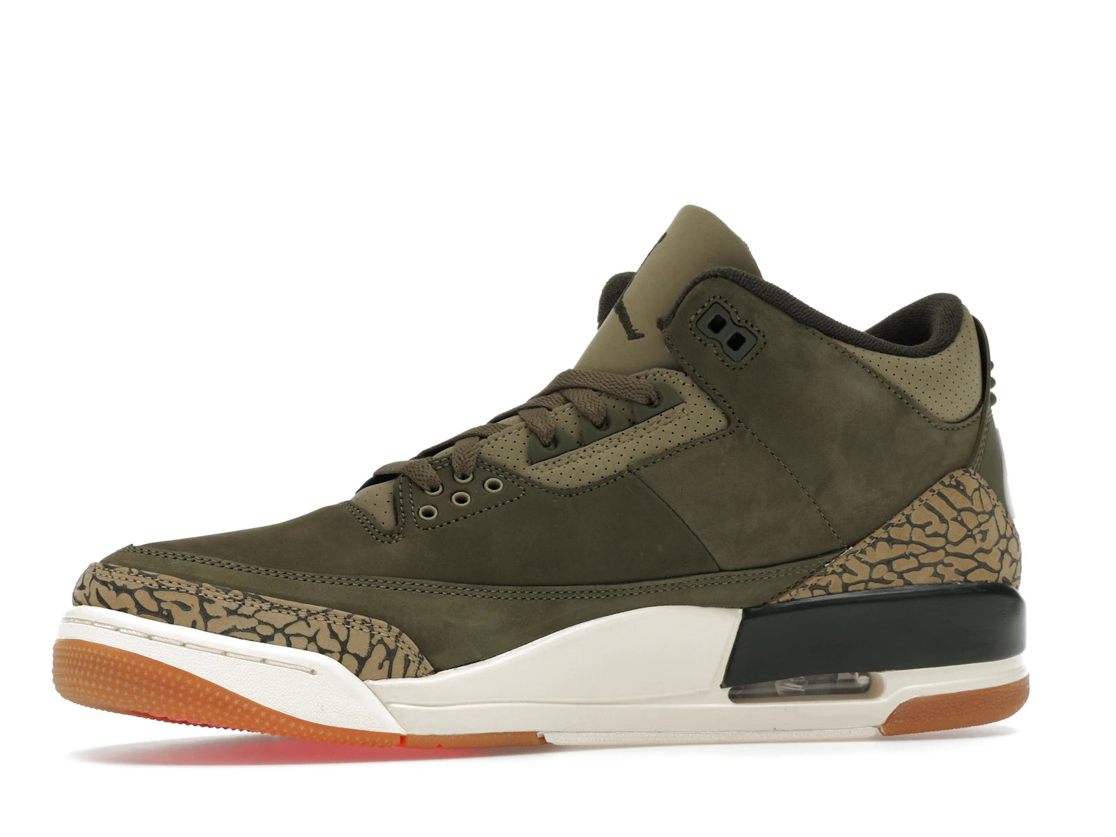Air Jordan 3 Retro Family Affair - Medium Olive/Sequoia/Neutral Olive/Sail/Total Crimson - DN3707-202 - 16