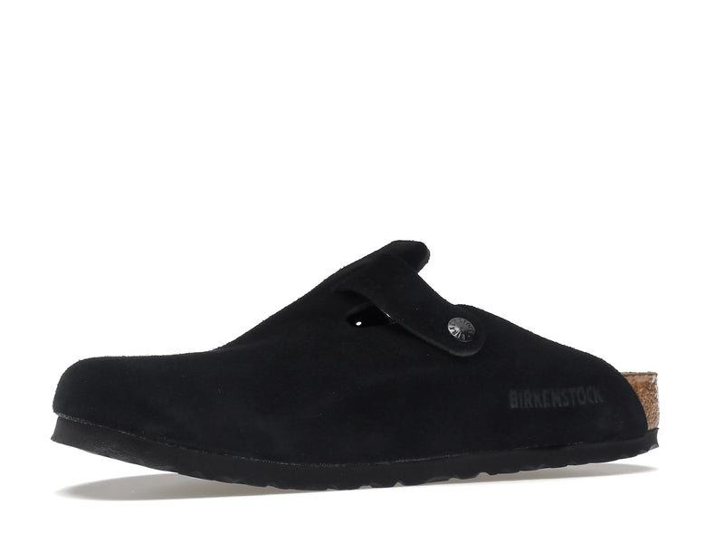 Birkenstock Boston Soft Footbed Suede Black - 0660471/0660473 - 16