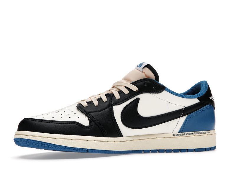 Air Jordan 1 Low Fragment Design X Travis Scott - White/Black-Royal-Sail - DM7866-140 - 16