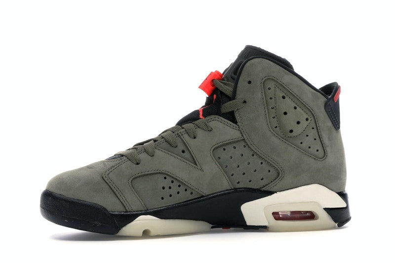 Air Jordan 6 Retro Travis Scott (GS) - Medium Olive/Black-Sail-University Red - CN1085-200 - 16