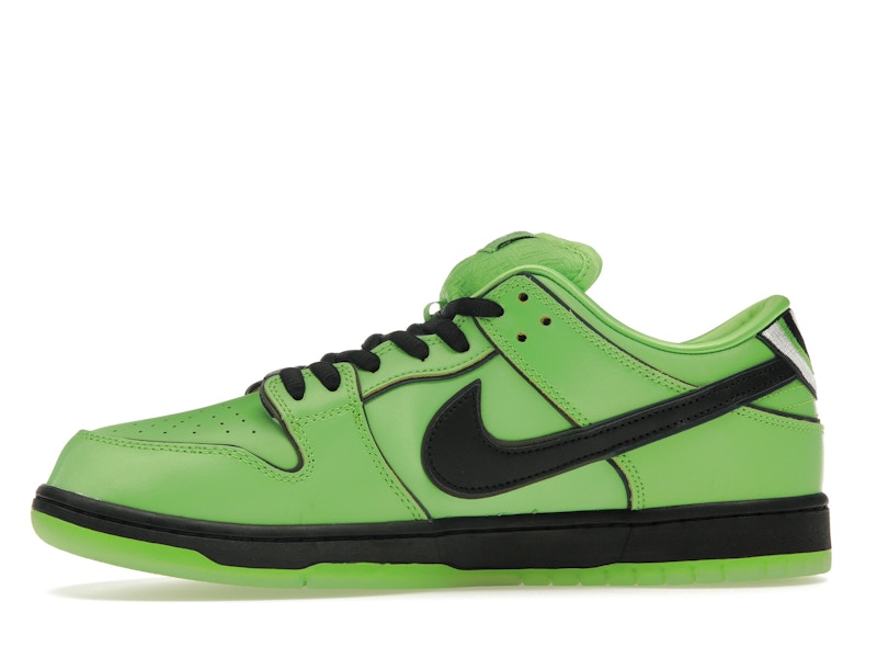 Nike SB Dunk Low The Powerpuff Girls Buttercup - Mean Green/Black/Lotus Pink - FZ8319-300 - 17