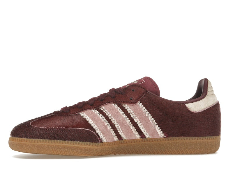 adidas Samba OG Maroon Sand Strata Pony (Women's) - Sand Strata/Maroon/Warm Clay - JP5330 - 17