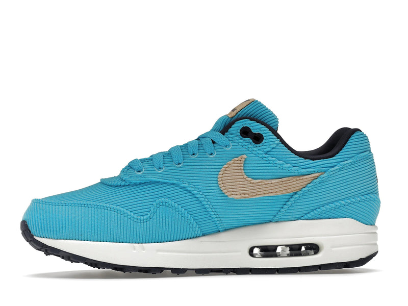 Nike Air Max 1 Corduroy Baltic Blue - Baltic Blue/Sesame-Gridiron-Sail - FB8915-400 - 17