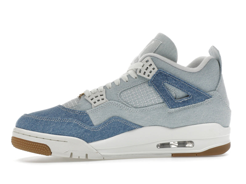 Air Jordan 4 Retro Tex Denim Worn Blue - Sail/Gum Light Brown-Worn Blue-Sail-Metallic Gold - IB6716-100 - 17