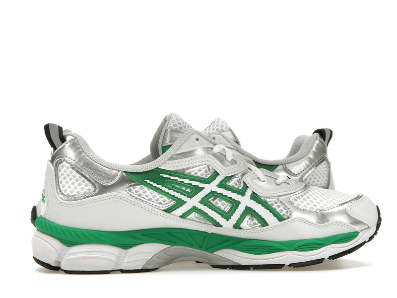 Asics Gel Nyc Hidden Ny - White/Green-Metallic Silver - 1201B001-100 - 17