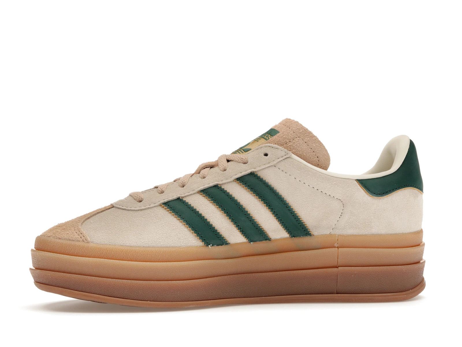 Adidas Gazelle Bold Magic Beige Collegiate Green - Cream White/Collegiate Green/Magic Beige - ID7056 - 17