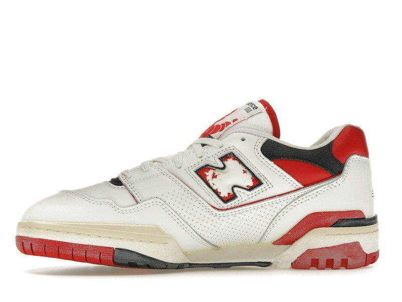 New Balance 550 Vintage Pack Team Red - Sea Salt/Team Red/Black - BB550VGA - 17