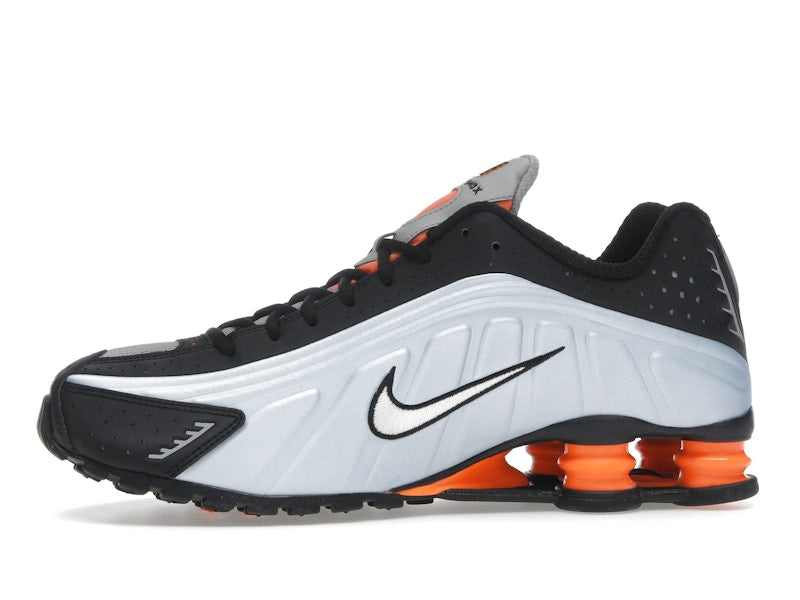 Nike Shox R4 Blue Tint Total Orange Black Metallic Silver (Women's) - view 17