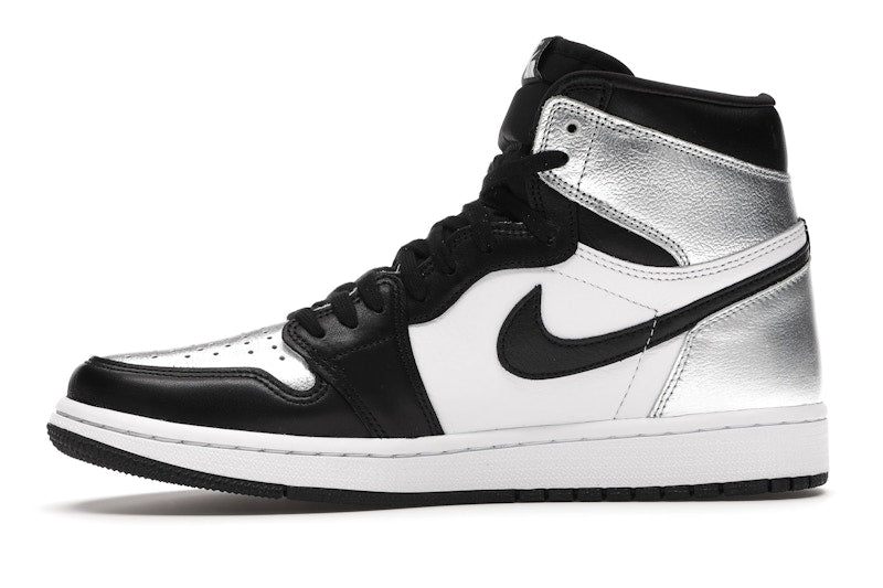Air Jordan 1 Retro High Silver Toe (W) - Black/Metallic Silver-White-Black - CD0461-001 - 17