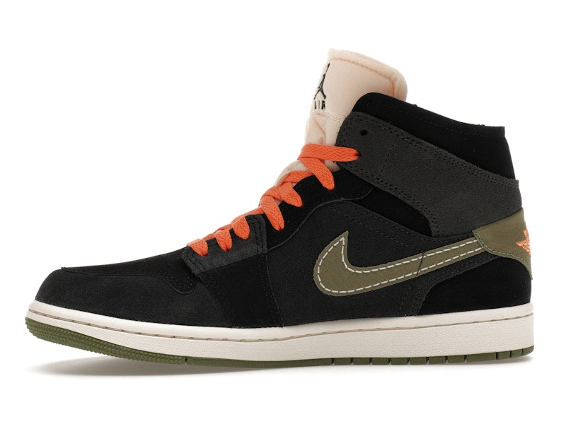 Air Jordan 1 Mid SE Craft Anthracite Light Olive - visning 17