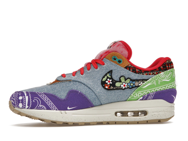 Nike Air Max 1 SP Concepts Denim Paisley - Wild Violet/Multi-Color-Sail - (Special Box) DN1803-500 - 17