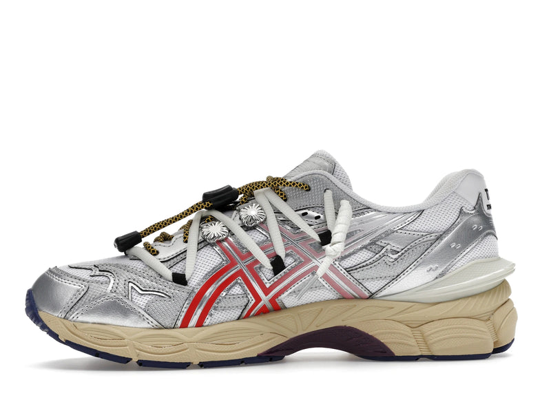 Asics Gel Cumulus 16 Toga White Red Pure Silver - White/Red/Pure Silver - 1203B115-100 - 17