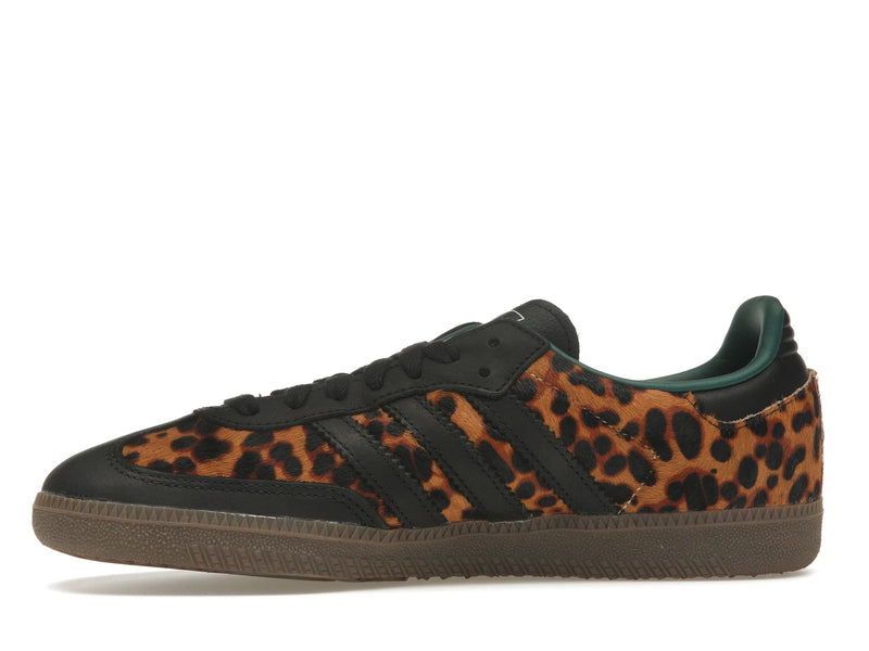 Adidas Samba OG Black Green Leopard - Core Black/Collegiate Green/Cream White - JI2735 - 17
