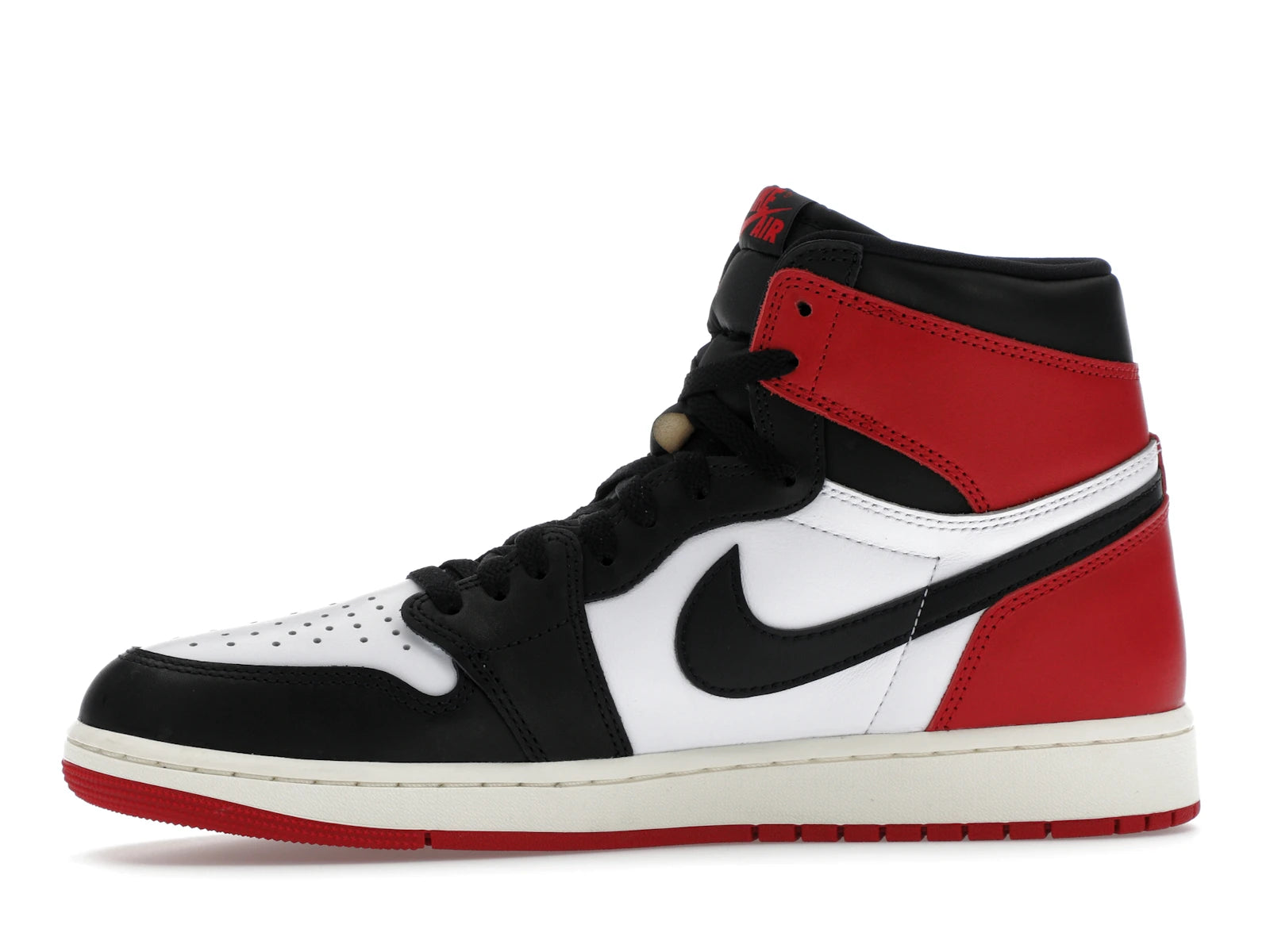 Air Jordan 1 Retro High OG Black Toe Reimagined - Black/Black/Varsity Red/White - DZ5485-106 - 17