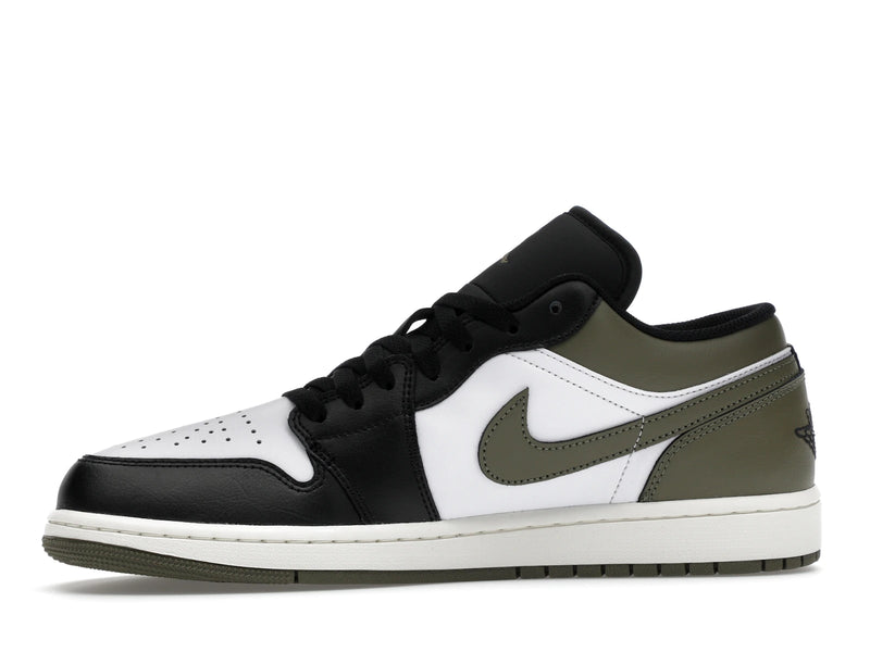Air Jordan 1 Low Black Toe Medium Olive - Black/Medium Olive/White - 553558-092 - 17