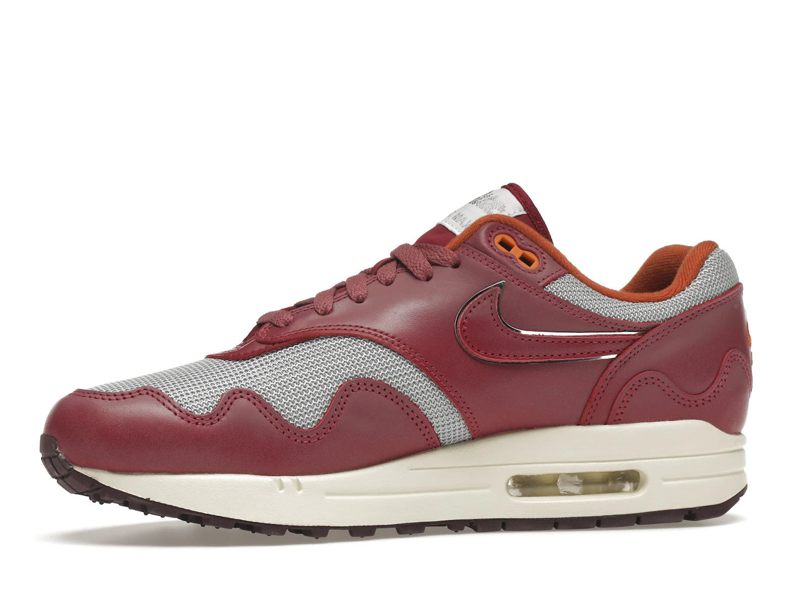 Nike Air Max 1 Patta Waves Rush Maroon With Bracelet - Metallic Silver/Rush Maroon - DO9549-001 - 17
