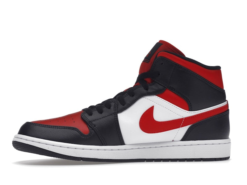 Air Jordan 1 Mid White Black Red (2022) - visning 17
