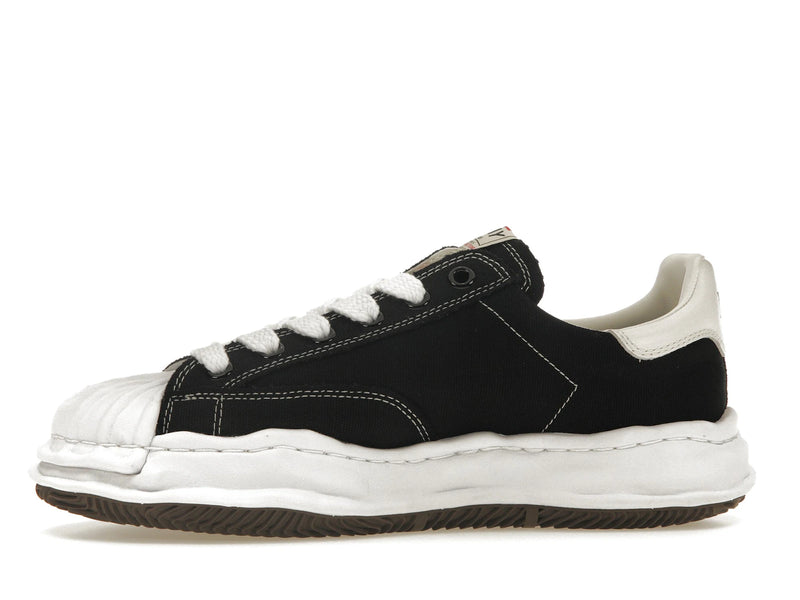 Mihara Yasuhiro Blakey OG Sole Canvas Low Black - Black/White - A08FW735 - 17