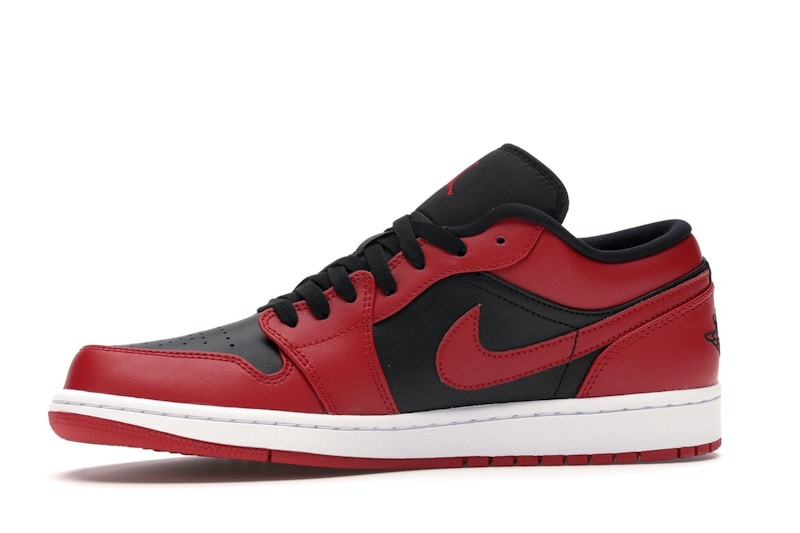 Air Jordan 1 Low Reverse Bred - Gym Red/Black-Gym Red-White - 553558-606 - 17