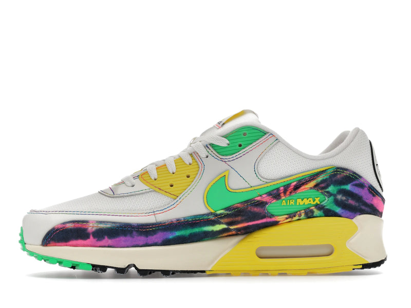 Nike Air Max 90 Grateful Dead University Of Oregon Grateful Ducks - Sail/Green Shock/Yellow Strike - IM2511-100 - 17