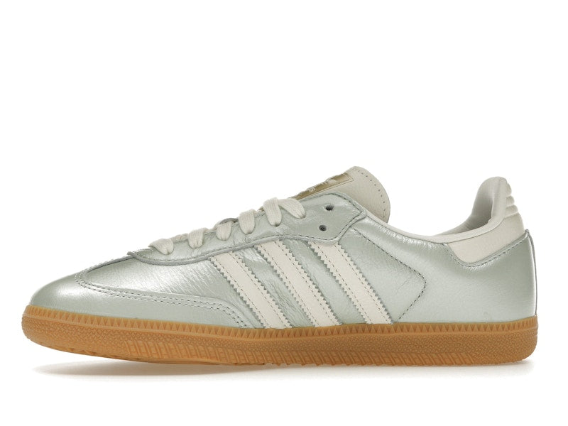 adidas Samba OG Linen Green Metallic (Women's) - Linen Green Metallic/Off White/Cyber Metallic - IG1965 - 17