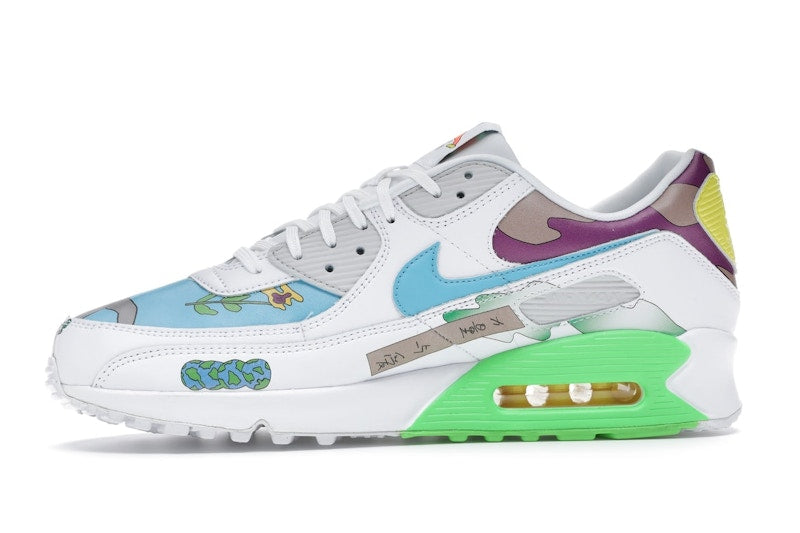 Nike Air Max 90 Flyleather Ruohan Wang - Multi-Color/Multi-Color - CZ3992-900 - 17