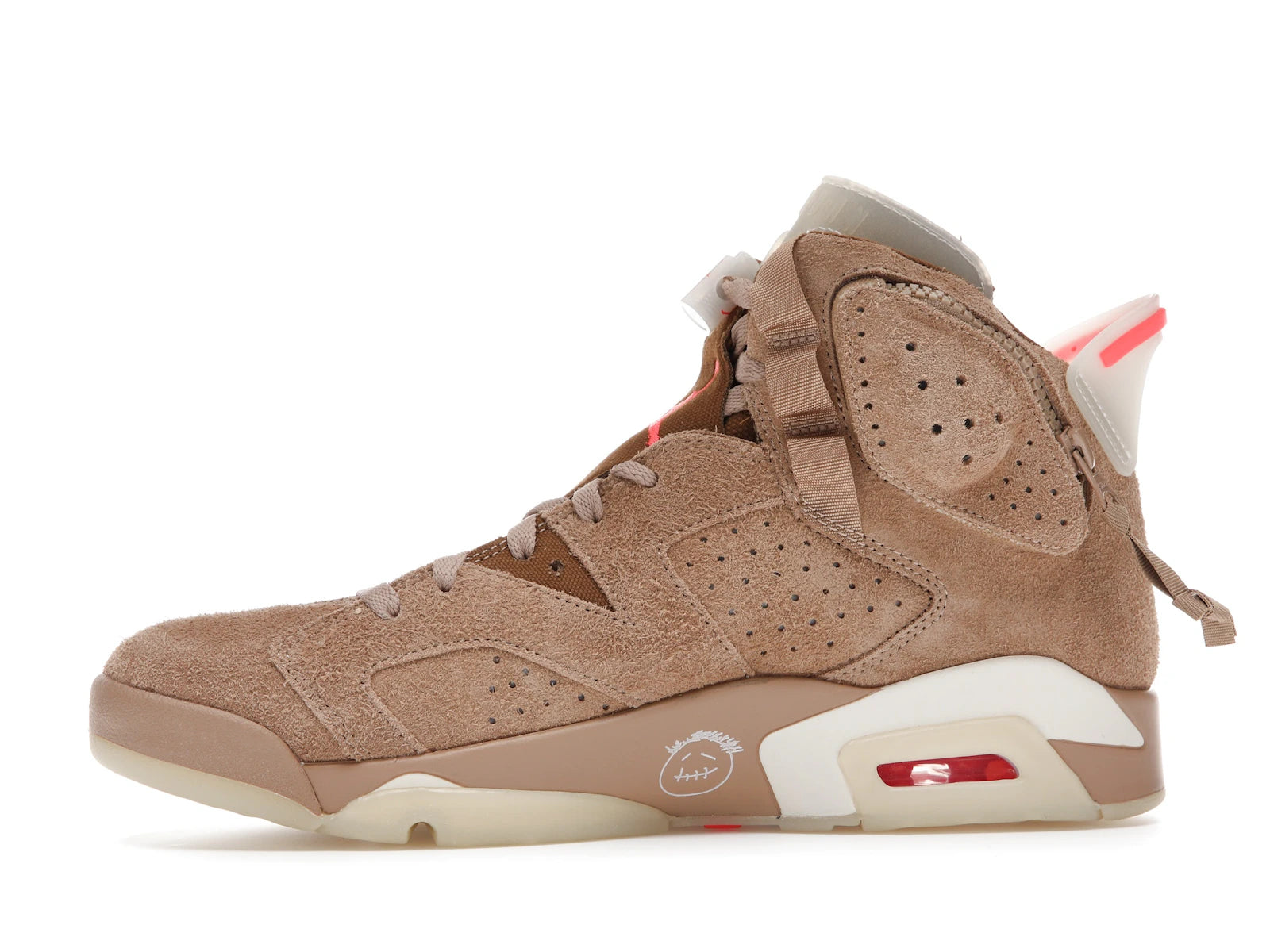 Air Jordan 6 Retro Travis Scott British Khaki - British Khaki/Sail-Bright Crimson - DH0690-200 - 17