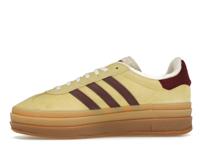 adidas Gazelle Bold Almost Yellow Maroon (Women's) - Almost Yellow/Maroon/Wonder White - IF5937 - 17
