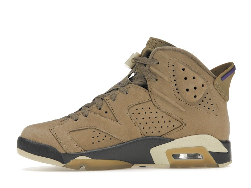 Air Jordan 6 Retro Gore Tex Brown Kelp - Brown Kelp/Team Gold/Shadow Brown/Court Purple - FD1643-300 - 17