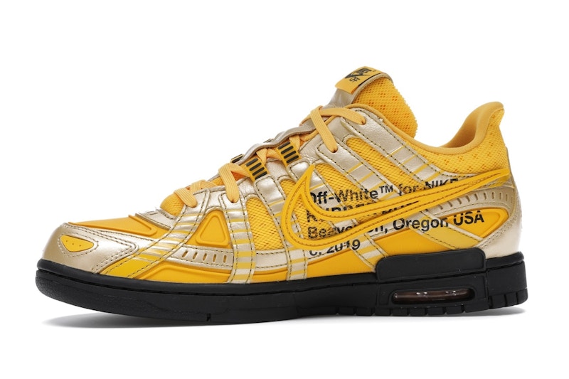 Nike Air Rubber Dunk Off White University Gold - view 17