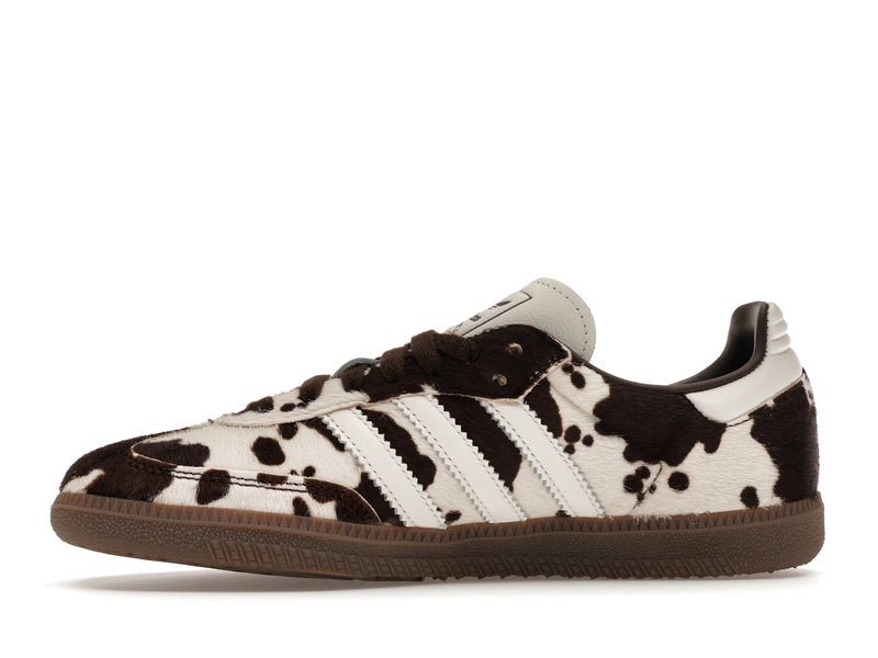 Adidas Samba OG Cow Print Dark Brown White - Dark Brown/Cloud White/Gum - KK2238 - 17