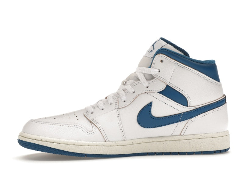 Air Jordan 1 Mid SE Industrial Blue - White/Sail/Industrial Blue - FN5215-141 - 17